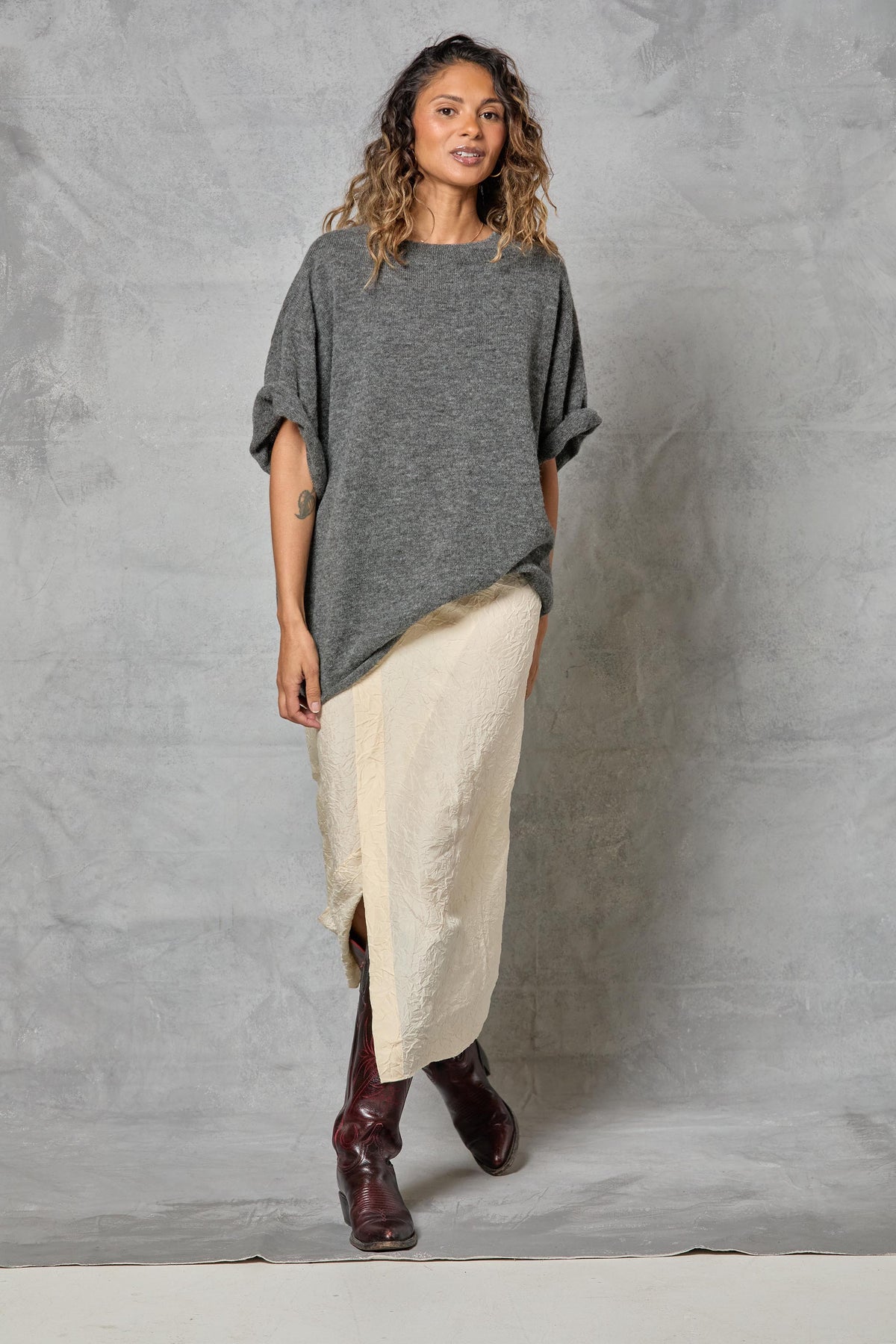 SAMPLE Boyfriend Tee in Stripe