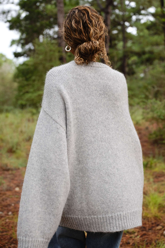 Boyfriend Sweater in Heather