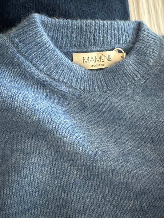 Cropped Jumper in Sky