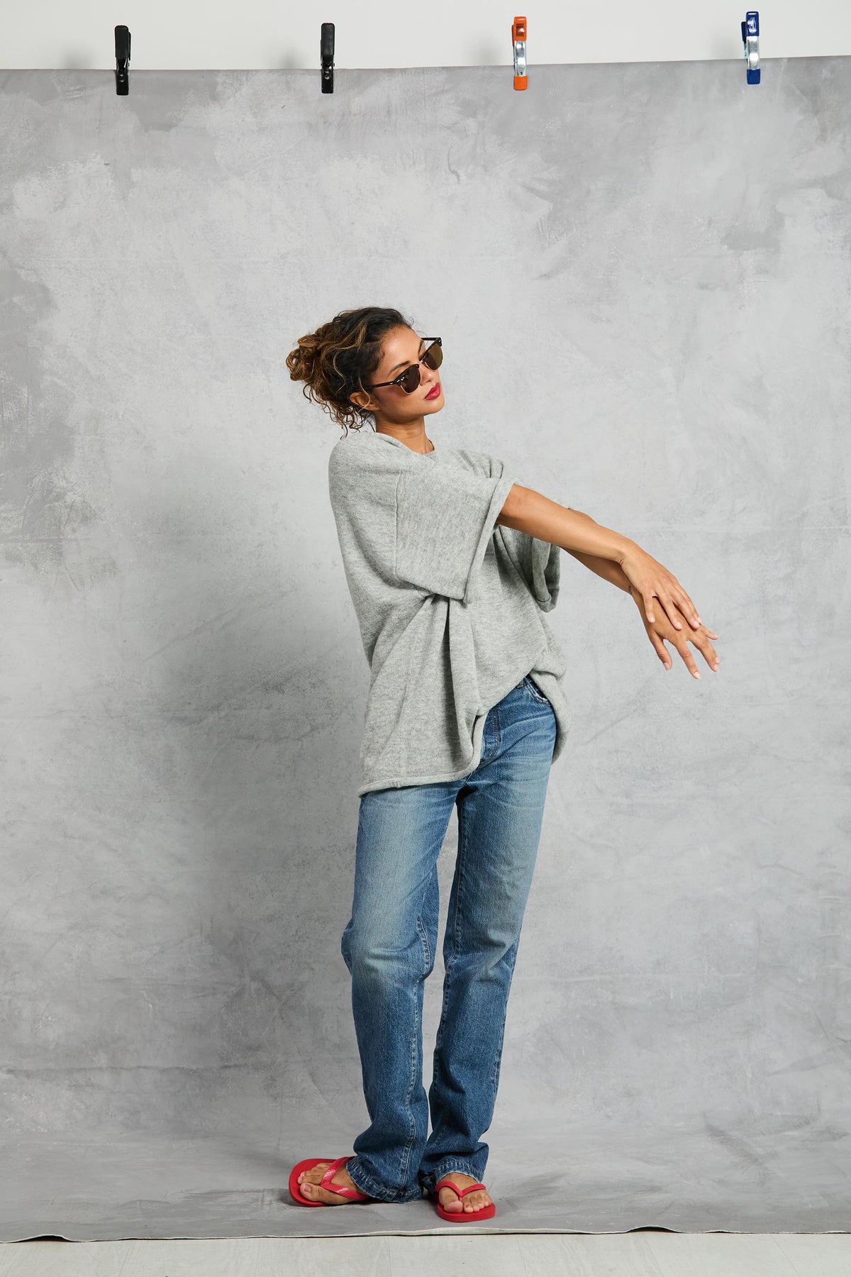 Boyfriend Knit Tee in Heather