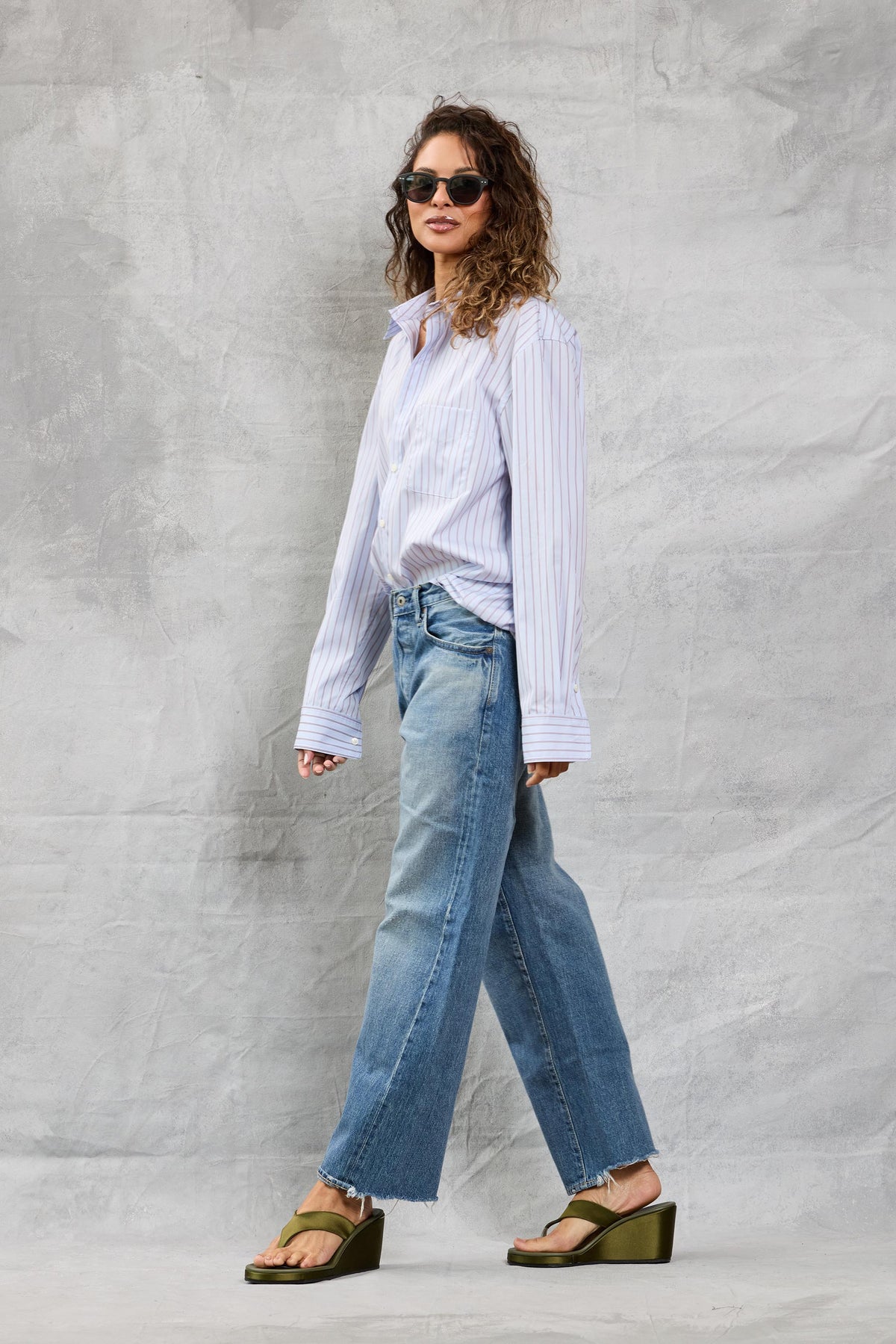 Repeat Shirt in Nautical Stripe