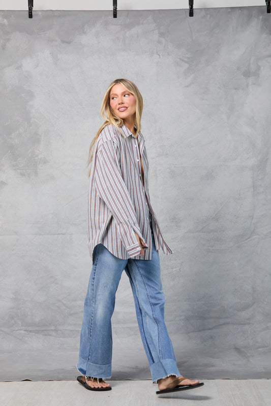 Repeat Shirt in Canopy Stripe
