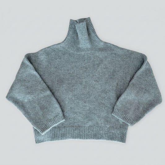 SAMPLE Chunky Hi Neck in Lt Blue